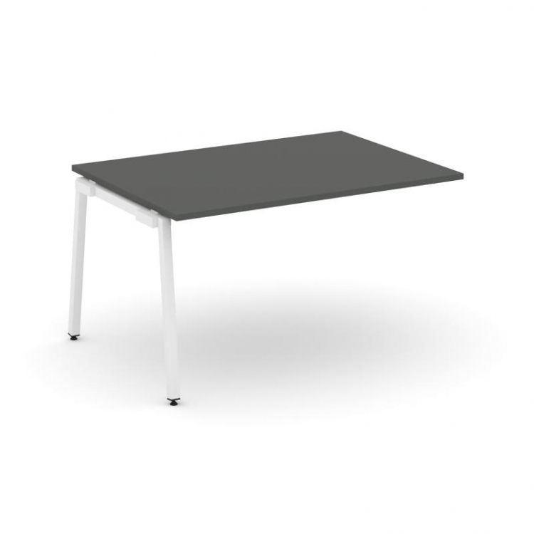 Style Project Проходной наб. элем. перег. стола SN-4A.NSPRG-004.3 Антрацит/Металл Белый 1580*980*750