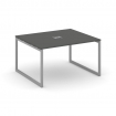 Style Project Стол переговорный SN-4O.SPRG-033 Антрацит/Металл Серый 1380*1180*750
