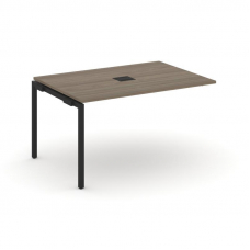 Style Project Проходной наб. элем. перег. стола SN-4P.NSPRG-003 Вяз Благородный/Металл Черный 1380*9