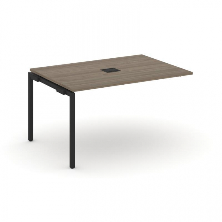 Style Project Проходной наб. элем. перег. стола SN-4P.NSPRG-003 Вяз Благородный/Металл Черный 1380*9