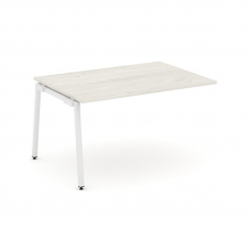 Style Project Проходной наб. элем. перег. стола SN-4A.NSPRG-002.3 Дуб Наварра/Металл Белый 1180*980*