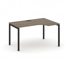 Style Project Стол рабочий эргоном. SN-4P.SPA-012(R) Вяз Благородный/Металл Черный 1580*700/980*750