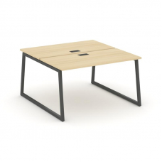 Style Project Рабочая станция 2-х сторон. SN-4T1.DRS-024 Акация Лорка/Металл Антрацит/Заглушка Пласт