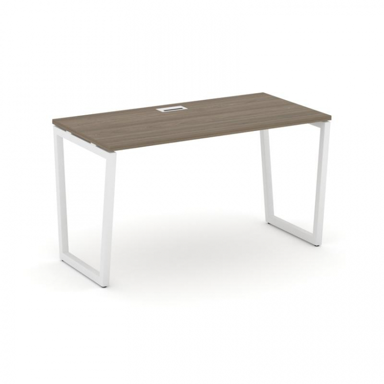 Style Project Стол письменный SN-4T2.SP-023 Вяз Благородный/Металл Белый/Заглушка Пластик Белый 1380