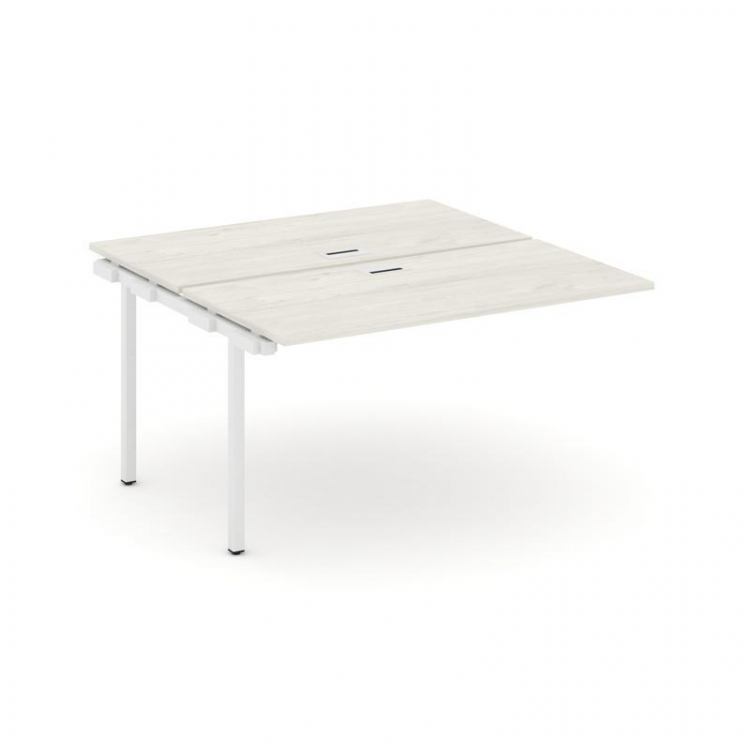 Style Project Проходной наб. элем. SN-4P.DNRS-013 Дуб Наварра/Металл Белый 1380*1432*750