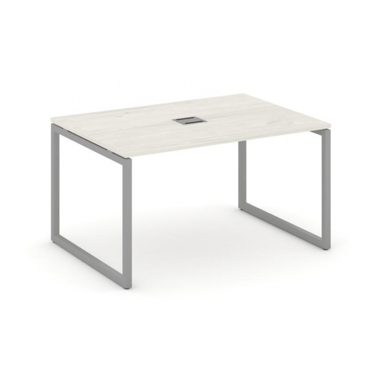 Style Project Стол переговорный SN-4O.SPRG-001 Дуб Наварра/Металл Серый 980*980*750