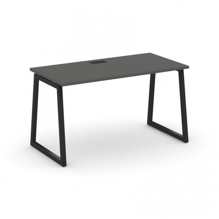 Style Project Стол письменный SN-4T1.SP-015 Антрацит/Металл Черный/Заглушка Пластик Черный 1780*700*