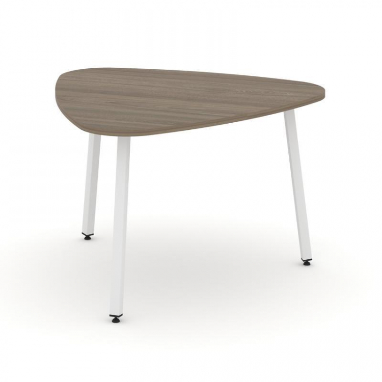 Style Project Стол переговорный SN-4.SPRG-71.3 Вяз Благородный/Металл Белый 1200*1200*750