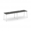 Style Project Рабочая станция 1 сторон. SN-4A.ORS-013 Антрацит/Металл Белый 2760*700*750