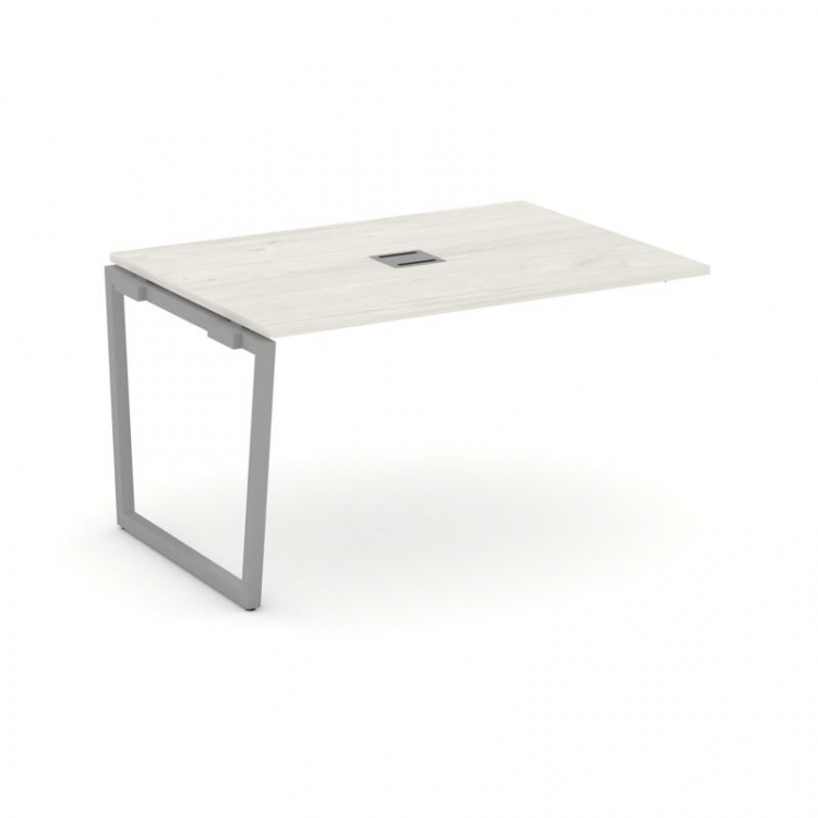 Style Project Проходной наб. элем. перег. стола SN-4T2.NSPRG-003 Дуб Наварра/Металл Серый/Заглушка М