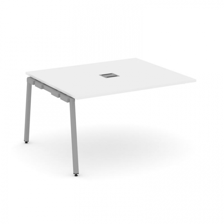 Style Project Проходной наб. элем. перег. стола SN-4A.NSPRG-034 Белый/Металл Серый 1580*1180*750