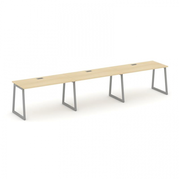 Style Project Рабочая станция 1 сторон. SN-4T1.ORS-041 Акация Лорка/Металл Серый/Заглушка Пластик Се