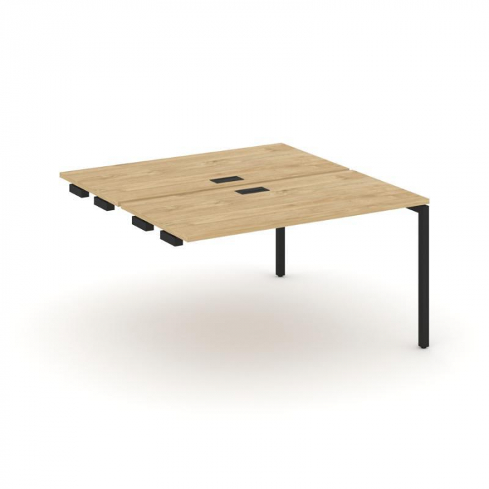 Style Project Стол-приставка к опор. элем. SN-4P.DPRS-023 Тиквуд Светлый/Металл Черный 1380*1632*750