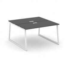 Style Project Рабочая станция 2-х сторон. SN-4T1.DRS-021 Антрацит/Металл Белый/Заглушка Пластик Белы
