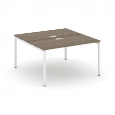 Style Project Рабочая станция 2-х сторон. SN-4P.DRS-023 Вяз Благородный/Металл Белый 1380*1632*750