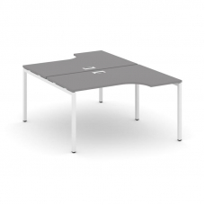Стайл Проджект Рабочая станция эргономичная SN-4P.DRPA-012 Серый Пепел/Металл Белый 1580*1432/1992*7