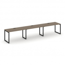 Style Project Рабочая станция 1 сторон. SN-4O.ORS-051 Вяз Благородный/Металл Черный 2940*800*750