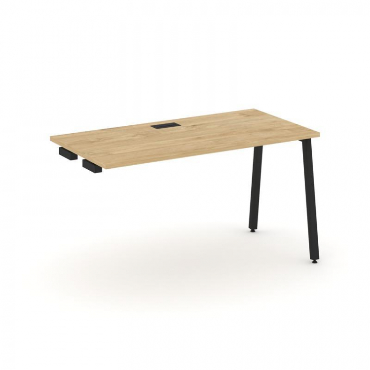 Style Project Стол-приставка к опор. элем. SN-4A.OPRS-013 Тиквуд Светлый/Металл Черный 1380*700*750