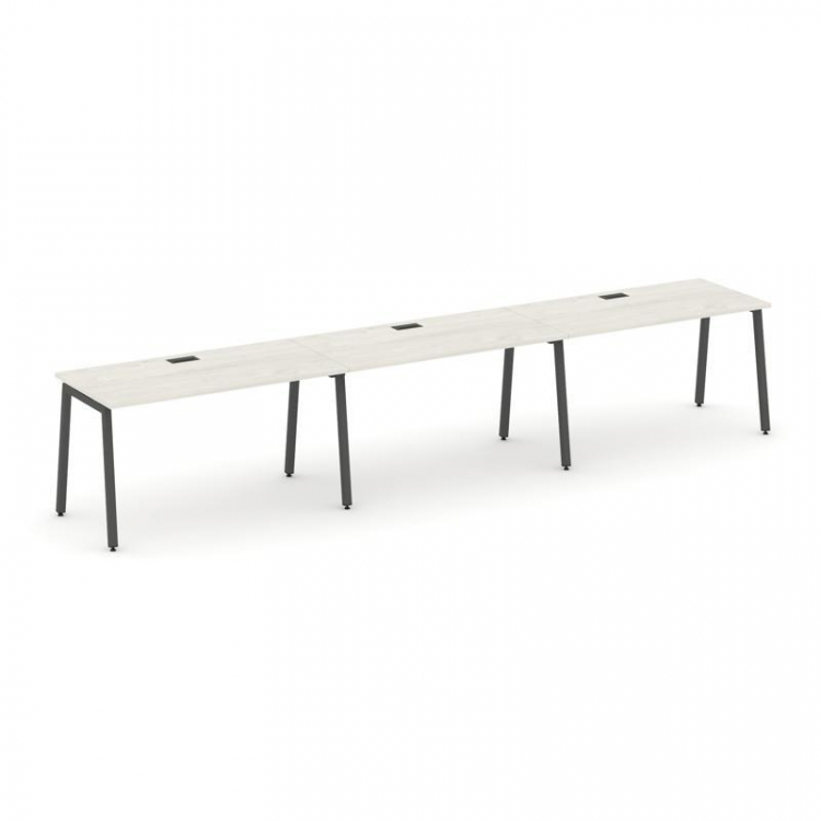 Style Project Рабочая станция 1 сторон. SN-4A.ORS-034 Дуб Наварра/Металл Антрацит 4740*600*750