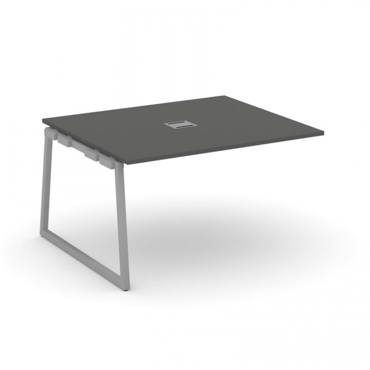 Style Project Проходной наб. элем. перег. стола SN-4T1.NSPRG-033 Антрацит/Металл Серый/Заглушка Мета