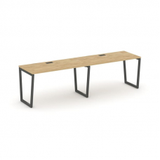 Style Project Рабочая станция 1 сторон. SN-4T2.ORS-011 Тиквуд Светлый/Металл Антрацит/Заглушка Пласт