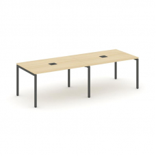 Style Project Стол переговорный SN-4P.SPRG-014 Акация Лорка/Металл Антрацит 3160*980*750