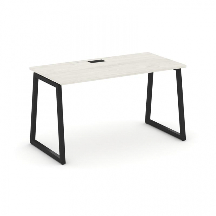 Style Project Стол письменный SN-4T1.SP-005 Дуб Наварра/Металл Черный/Заглушка Пластик Черный 1780*6