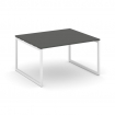 Style Project Стол переговорный SN-4O.SPRG-034.3 Антрацит/Металл Белый 1580*1180*750