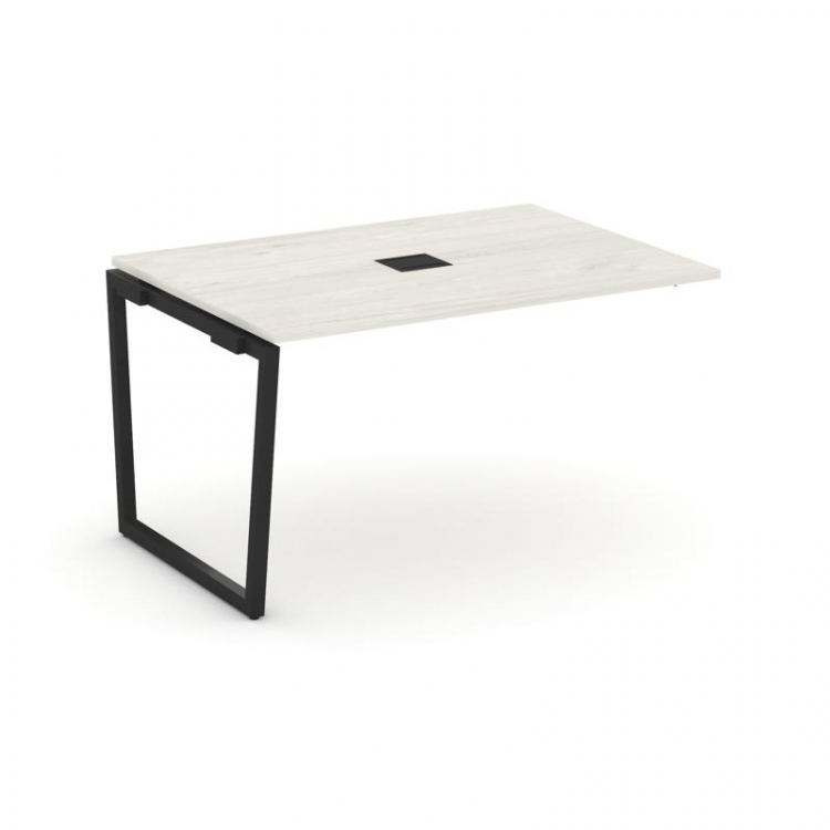 Style Project Проходной наб. элем. перег. стола SN-4T2.NSPRG-004 Дуб Наварра/Металл Черный/Заглушка