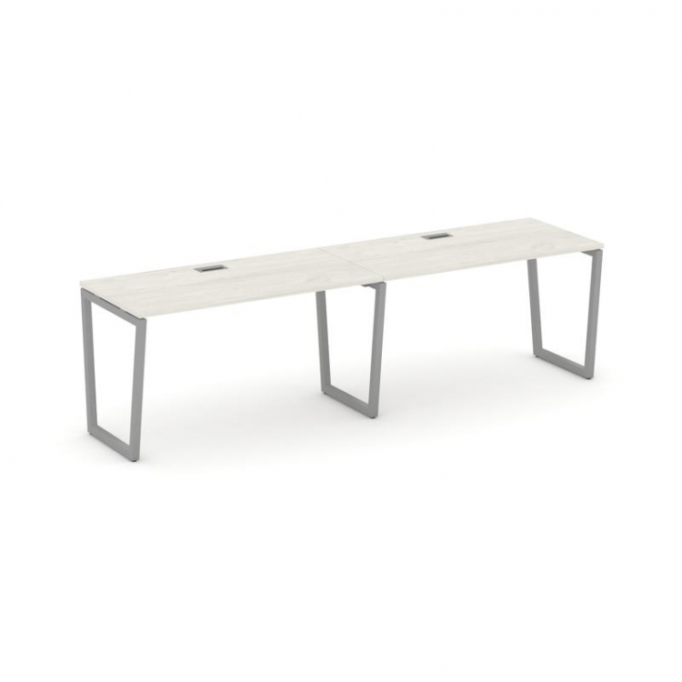 Style Project Рабочая станция 1 сторон. SN-4T2.ORS-002 Дуб Наварра/Металл Серый/Заглушка Пластик Сер