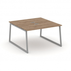 Style Project Рабочая станция 2-х сторон. SN-4T1.DRS-012 Дуб Табак/Металл Серый/Заглушка Пластик Сер