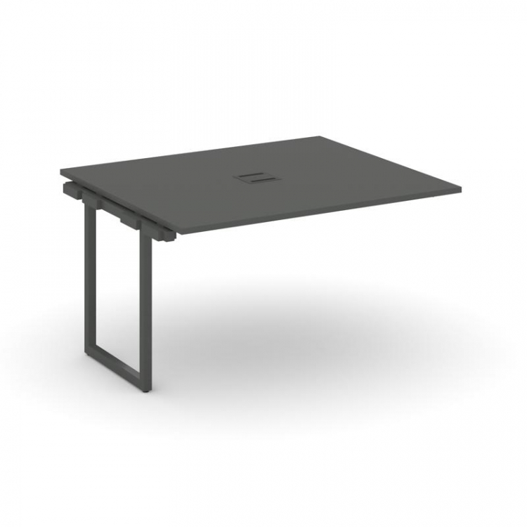 Style Project Проходной наб. элем. перег. стола SN-4O.NSPRG-032 Антрацит/Металл Антрацит 1180*1180*7