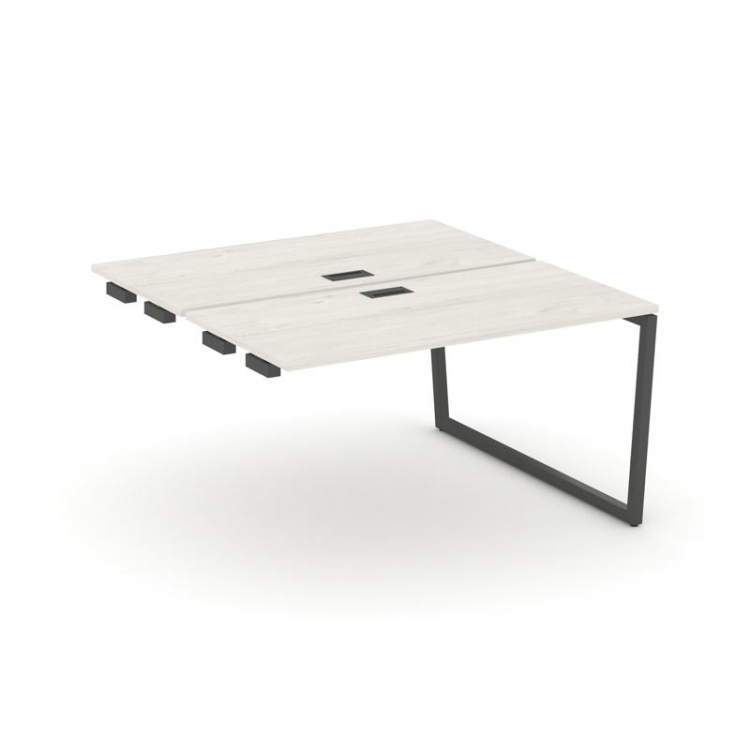 Style Project Стол-приставка к опор. элем. SN-4T2.DPRS-001 Дуб Наварра/Металл Антрацит/Черный Пласти