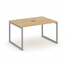 Style Project Стол переговорный SN-4O.SPRG-003 Тиквуд Светлый/Металл Серый 1380*980*750