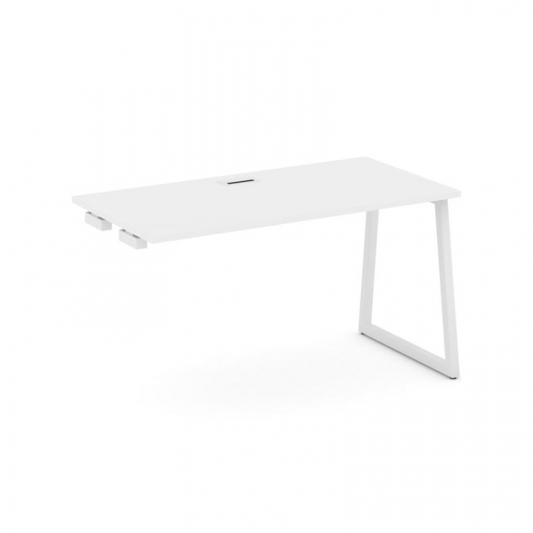 Style Project Стол-приставка к опор. элем. SN-4T1.OPRS-012 Белый/Металл Белый/Заглушка Пластик Белый