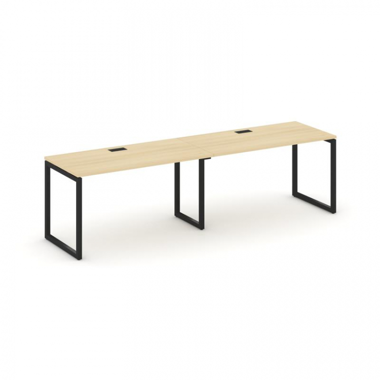 Style Project Рабочая станция 1 сторон. SN-4O.ORS-011 Акация Лорка/Металл Черный 1960*700*750