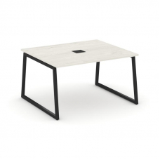 Style Project Стол переговорный SN-4T1.SPRG-032 Дуб Наварра/Металл Черный/Заглушка Металл Черный 118