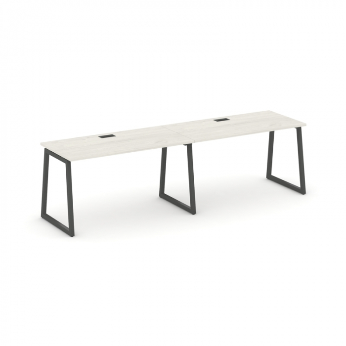 Style Project Рабочая станция 1 сторон. SN-4T1.ORS-004 Дуб Наварра/Металл Антрацит/Заглушка Пластик