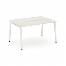 Style Project Стол переговорный SN-4A.SPRG-002.3 Дуб Наварра/Металл Белый 1180*980*750