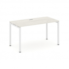 Style Project Стол письменный SN-4P.SP-003 Дуб Наварра/Металл Белый 1380*600*750