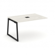 Style Project Проходной наб. элем. перег. стола SN-4T1.NSPRG-002 Дуб Наварра/Металл Черный/Заглушка