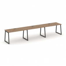 Style Project Рабочая станция 1 сторон. SN-4T1.ORS-033 Дуб Табак/Металл Антрацит/Заглушка Пластик Че