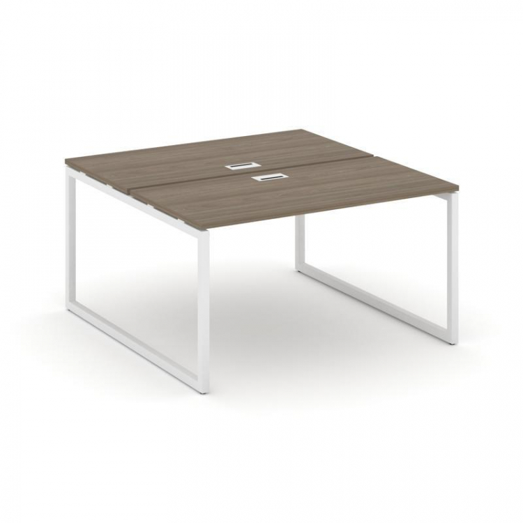 Style Project Рабочая станция 2-х сторон. SN-4O.DRS-003 Вяз Благородный/Металл Белый 1380*1232*750