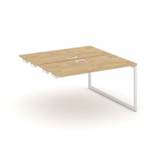 Style Project Стол-приставка к опор. элем. SN-4O.DPRS-023 Тиквуд Светлый/Металл Белый 1380*1632*750