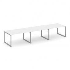 Style Project Стол переговорный SN-4O.SPRG-021.3 Белый/Металл Серый 2940*980*750