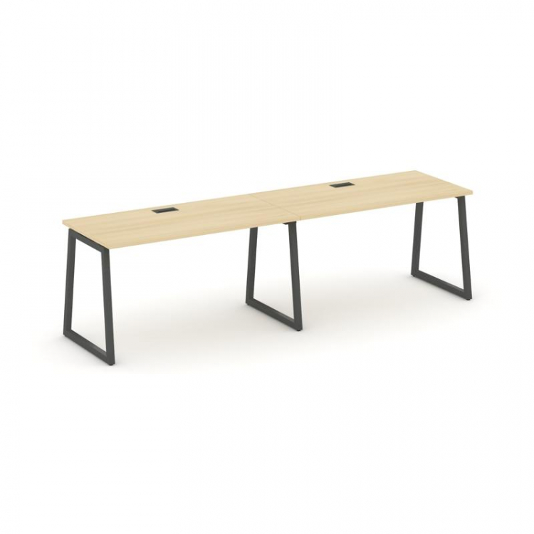 Style Project Рабочая станция 1 сторон. SN-4T1.ORS-004 Акация Лорка/Металл Антрацит/Заглушка Пластик