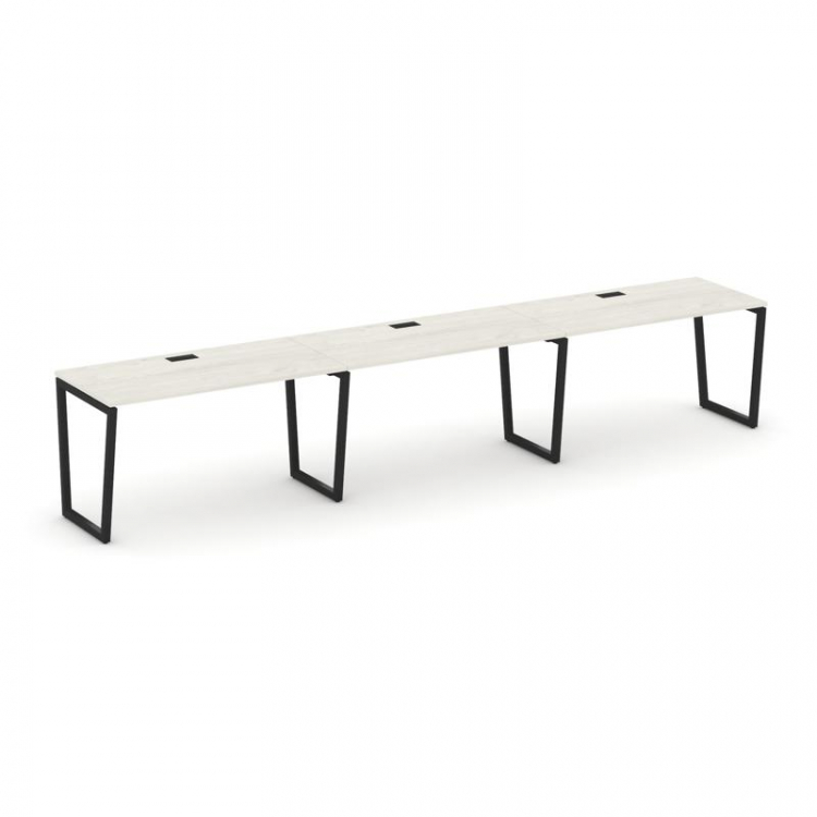 Style Project Рабочая станция 1 сторон. SN-4T2.ORS-044 Дуб Наварра/Металл Черный/Заглушка Пластик Че