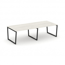 Style Project Стол переговорный SN-4T2.SPRG-044.3 Дуб Наварра/Металл Черный 3160*1180*750