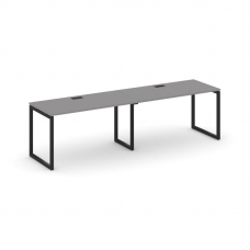 Стайл Проджект Рабочая станция односторонняя SN-4O.ORS-004 Серый Пепел/Металл Черный 3160*600*750
