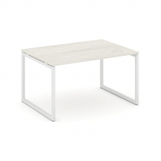 Style Project Стол переговорный SN-4O.SPRG-002.3 Дуб Наварра/Металл Белый 1180*980*750